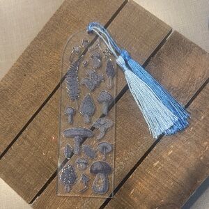 Blue Tassel Mushroom Bookmark